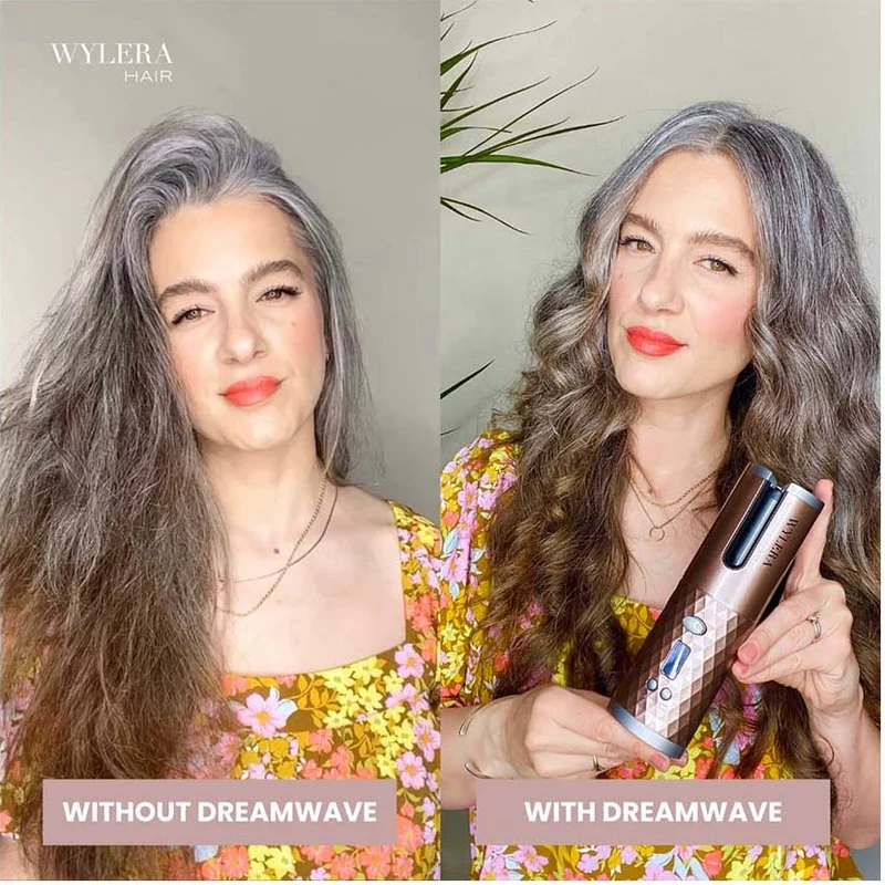Cordless Automatic Dreamwave Hair Curler - Gatsby Rose