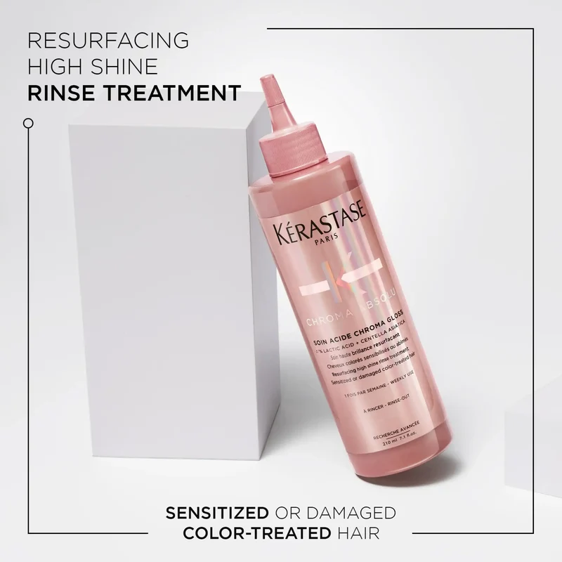 Kérastase Chroma Absolu Soin Acide Chroma Gloss 210 ml – Trattamento Illuminante per Capelli Colorati