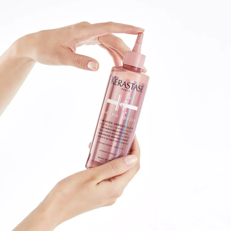 Kérastase Chroma Absolu Soin Acide Chroma Gloss 210 ml – Trattamento Illuminante per Capelli Colorati