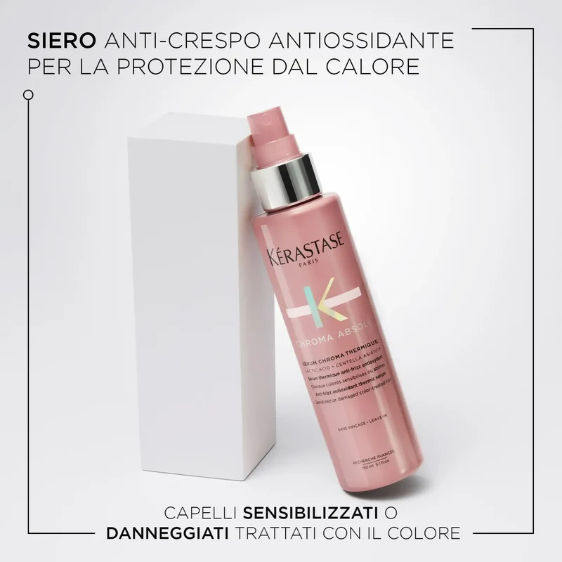 Kérastase Chroma Absolu Sérum Chroma Thermique 150 ml – Termoprotettore per Capelli Colorati