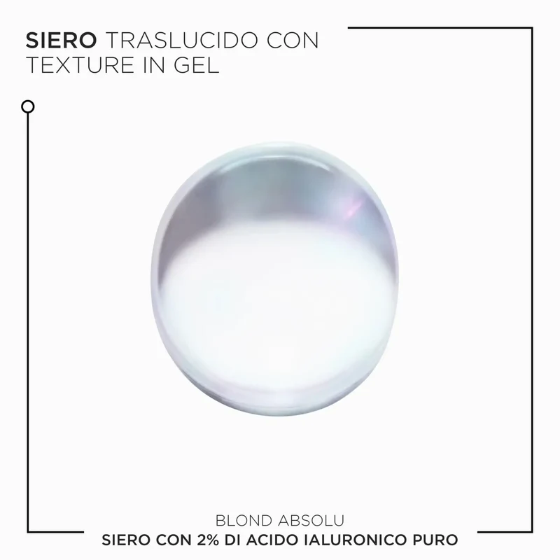 Kérastase Blond Absolu Siero 2% Acido Ialuronico Puro 50 ml – Siero Idratante Riparatore per Capelli Biondi e Cuoio Capelluto