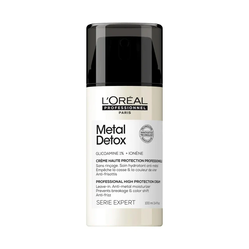 L’Oréal Professionnel Metal Detox – Crema Leave-In con Filtro UV (100 ml)