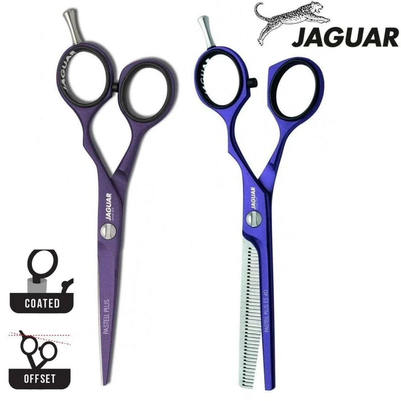 Set di forbici da parrucchiere Jaguar Pastell Plus Viola