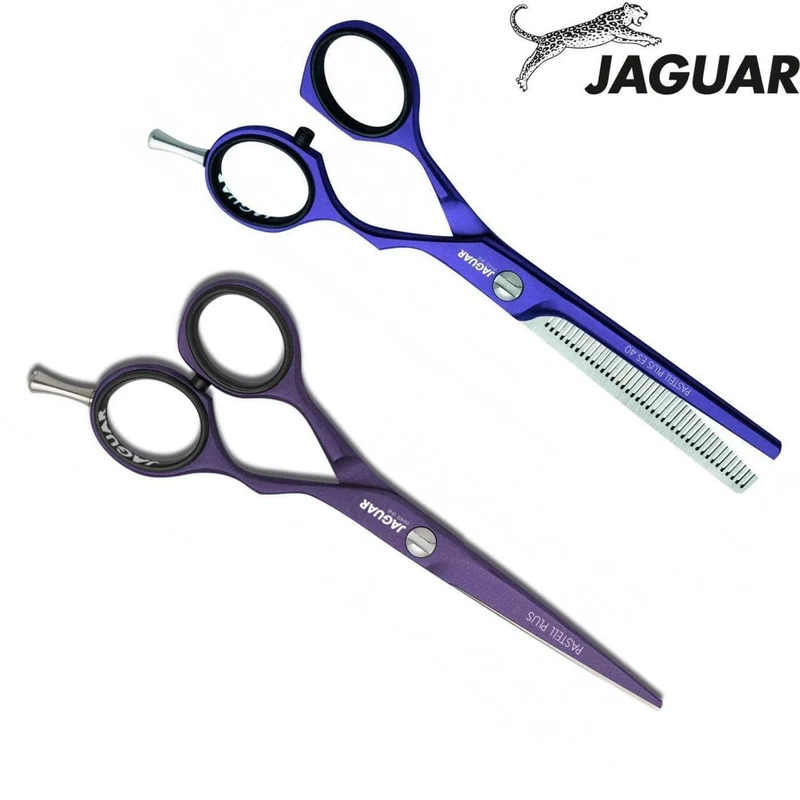Set di forbici da parrucchiere Jaguar Pastell Plus Viola