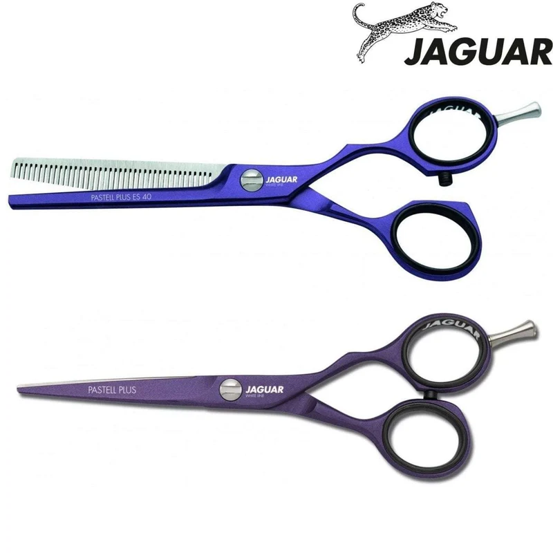 Set di forbici da parrucchiere Jaguar Pastell Plus Viola