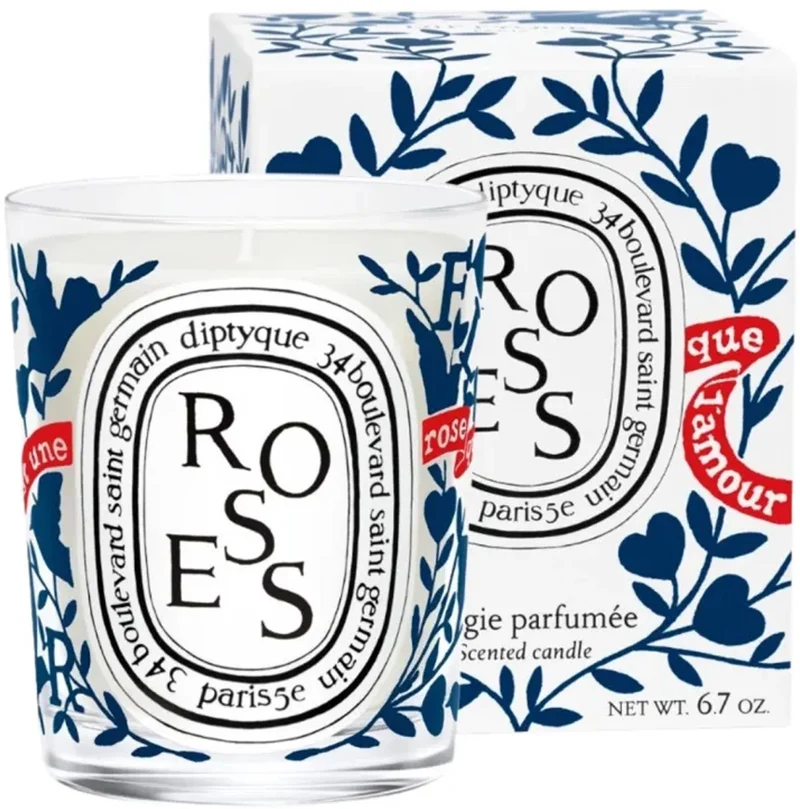 Roses Candle Limited Edition Candela Profumata