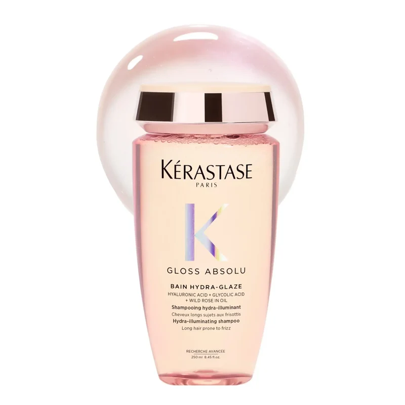 Kerastase Gloss Absolu Bain 250ml - Shampoo Idratante e Illuminante per Capelli Crespi