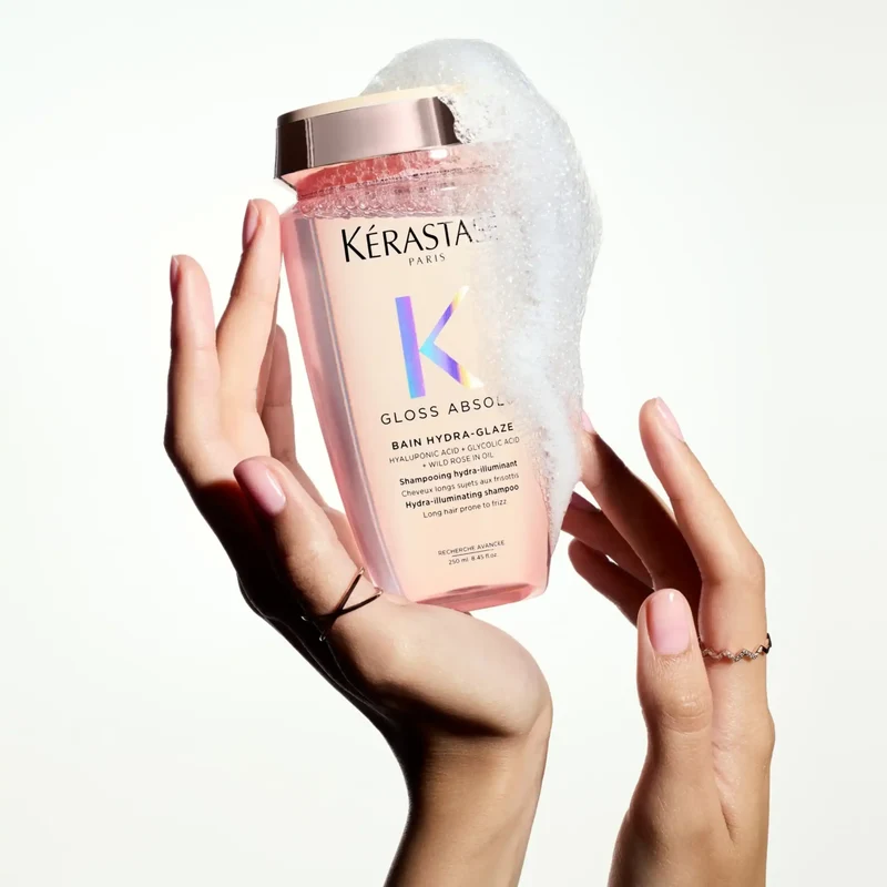 Kerastase Gloss Absolu Bain 250ml - Shampoo Idratante e Illuminante per Capelli Crespi