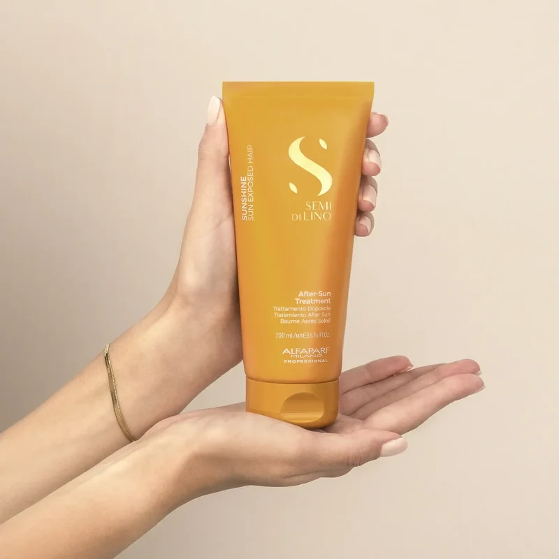 Alfaparf Semi di Lino Sunshine After-Sun 200ml - Trattamento Ristrutturante Doposole