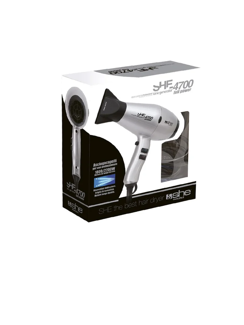 SHE-4700 Asciugacapelli super leggero