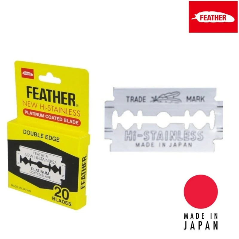 Lama di ricambio Feather Japan HI-STAINLESS Double Edge