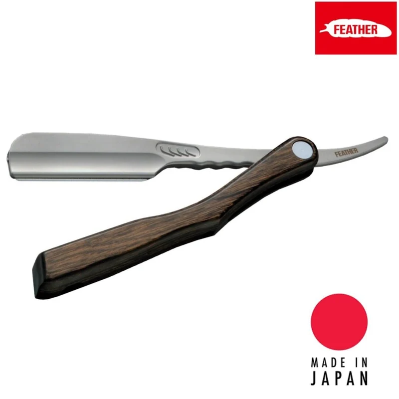 Rasoio pieghevole in legno Feather Japan Artist Club SS