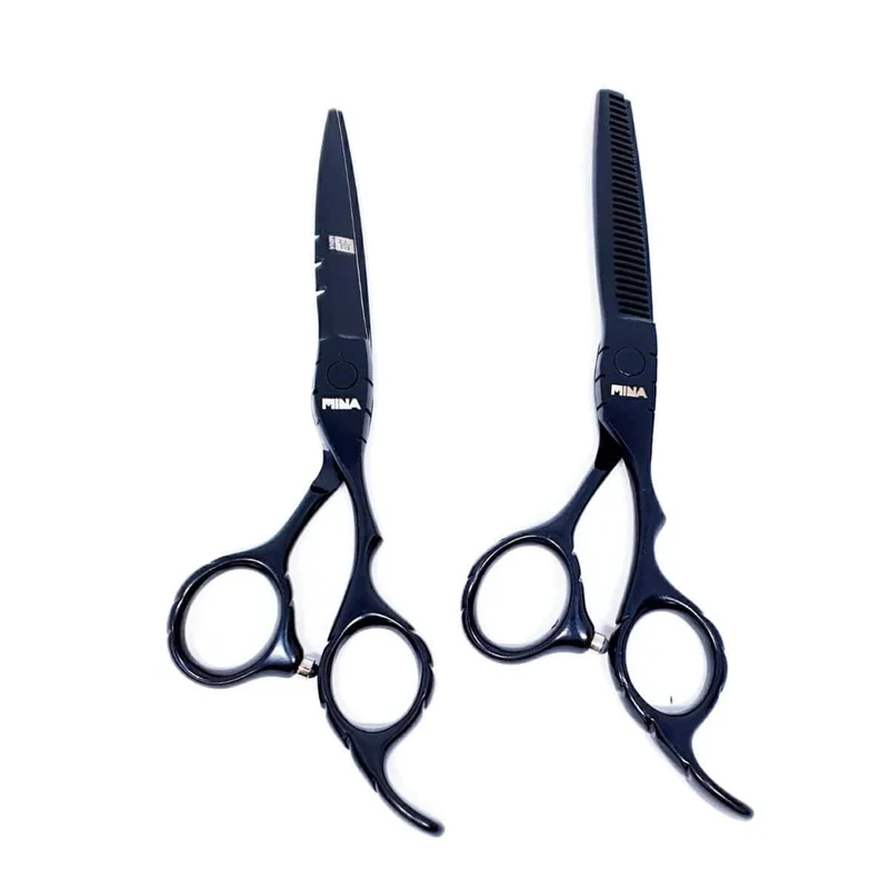 Set di forbici per capelli Mina Matte Black