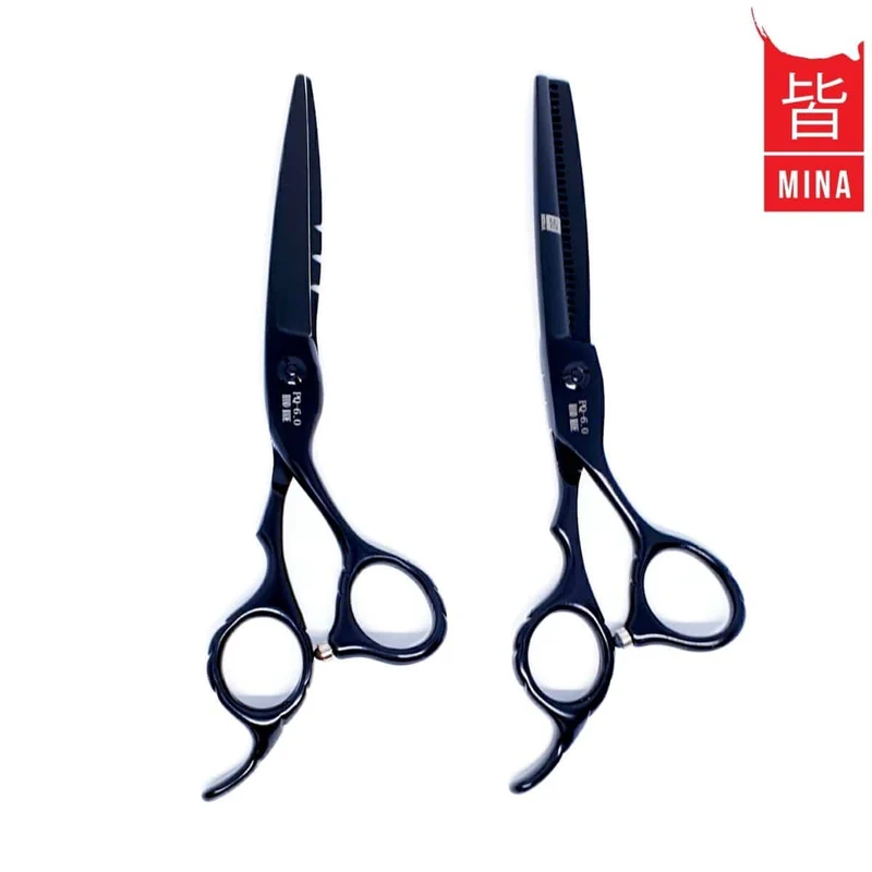 Set di forbici per capelli Mina Matte Black
