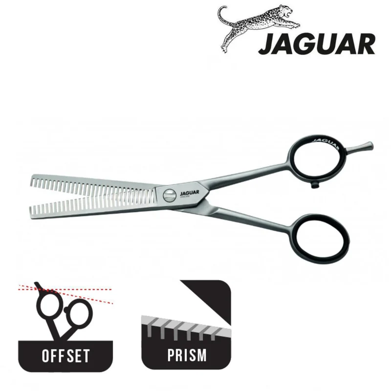 Jaguar Forbici per sfoltire i capelli a doppia faccia in raso