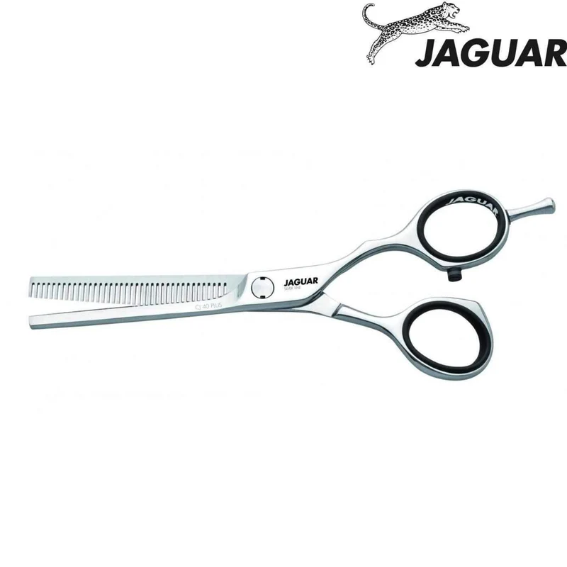 Jaguar Forbici sfoltitrici per capelli offset per mancini Silver Line CJ 40 Plus