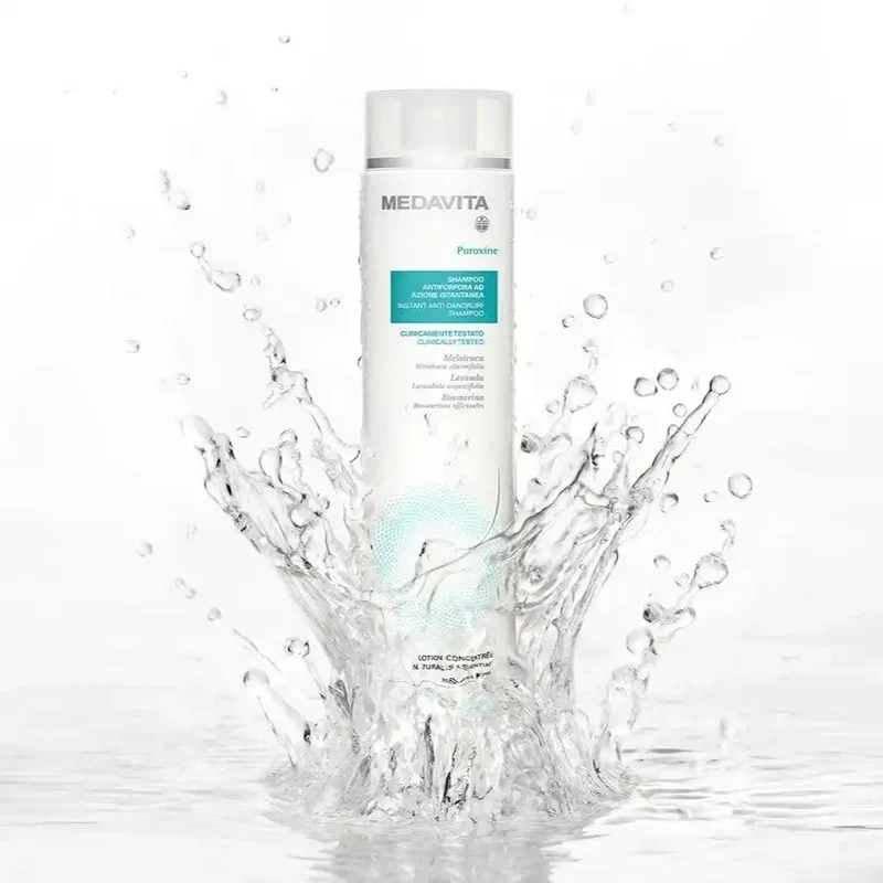 Medavita Puroxine Shampoo Antiforfora 55ml - Azione Istantanea per Forfora Secca e Grassa