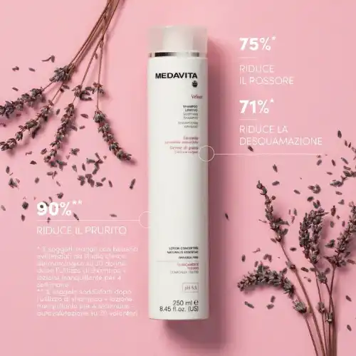 Medavita Velour Shampoo Lenitivo 55ml - Delicato per Cute e Cuoio Capelluto Sensibile