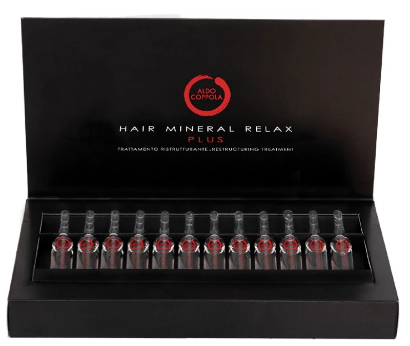 Hair Mineral Relax Plus Fiale Fiale Trattamento Ristrutturante