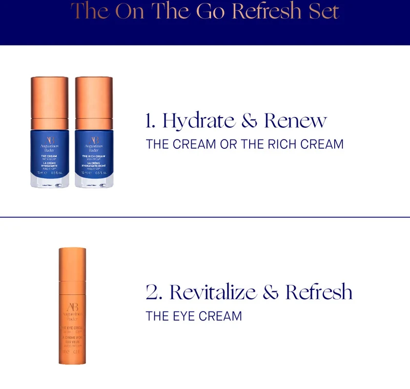 The on the Go Refresh Set Set di Creme